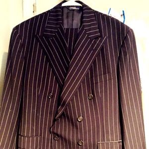 Polo Ralph Lauren Navy Blue Pinstripe Suit